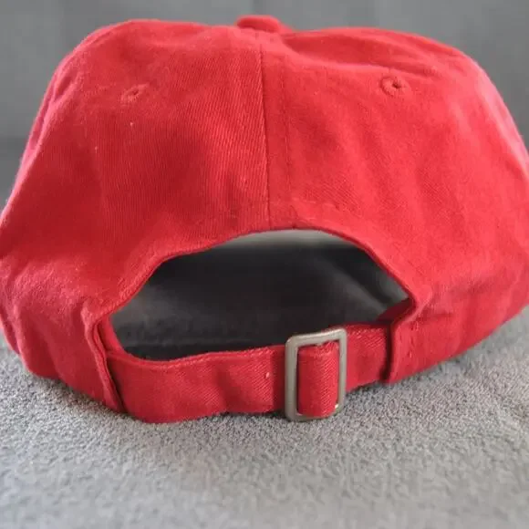 Dodge Red w/ White Logo Adjustable Dad Hat - Picture 9 of 11